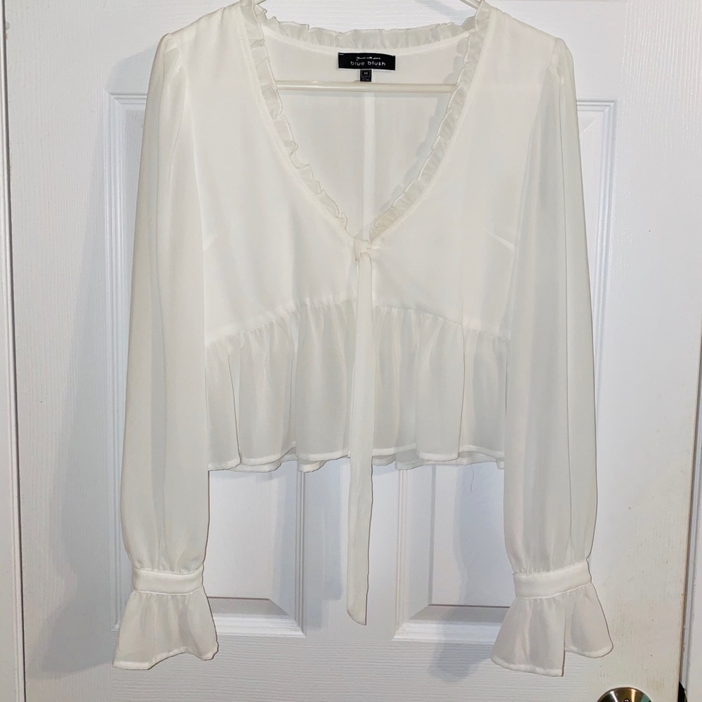 White Tie Top